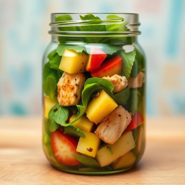 Ensalada Tropical con Pollo