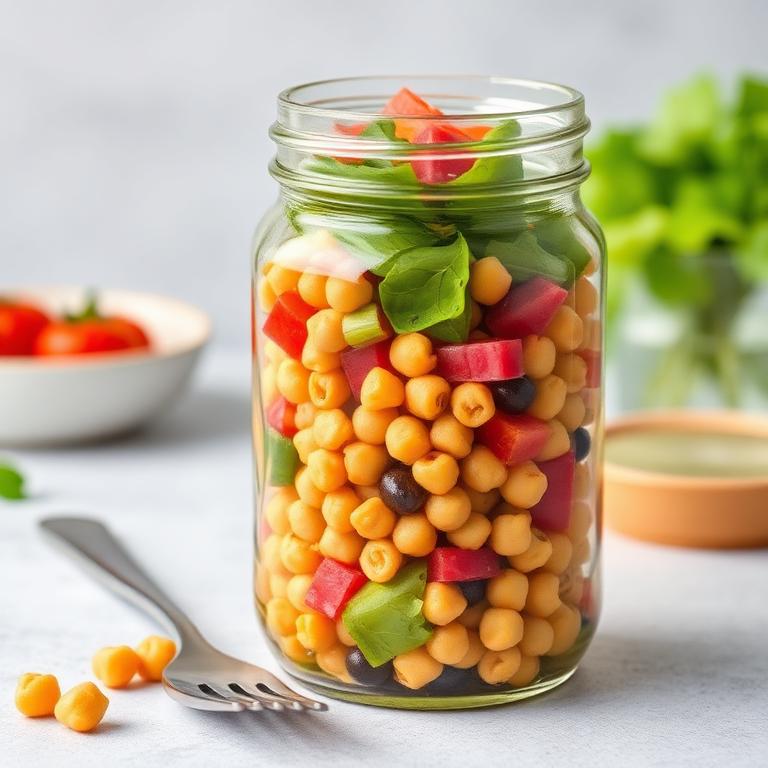 Ensalada de Garbanzos y Vegetales