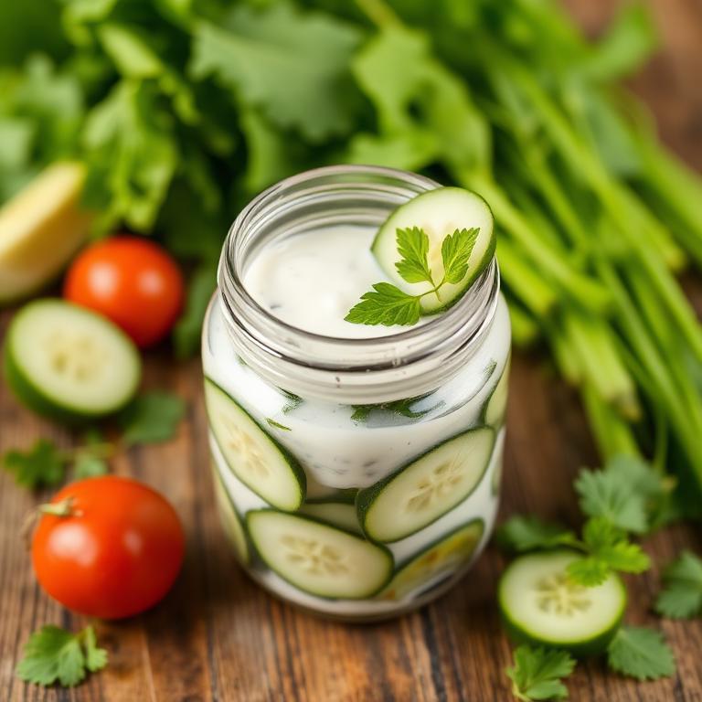 Ensalada Cremosa con Salsa de Yogur
